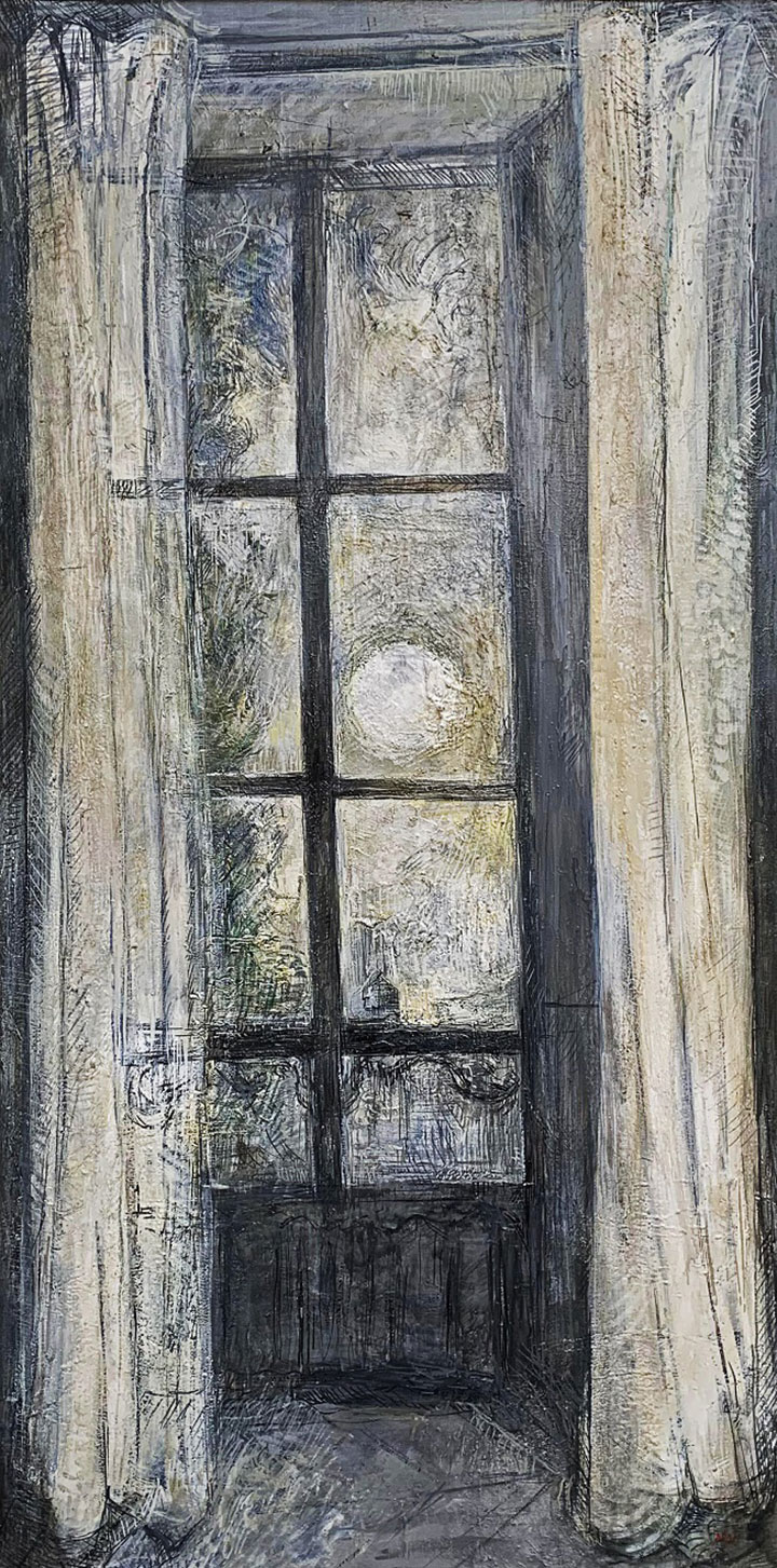 勒夫家客厅里的窗