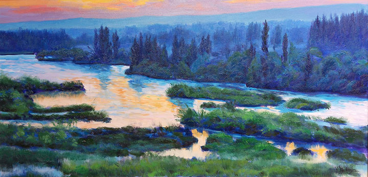 叶尔羌河的拂晓