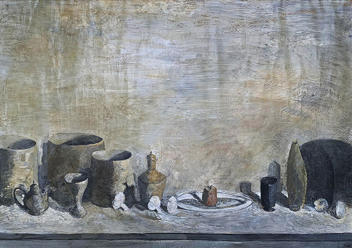 城墙边的陶土生活